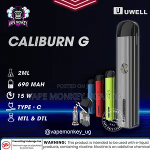 Photo - Uwell Caliburn G 15w Pod System Kit 690mah