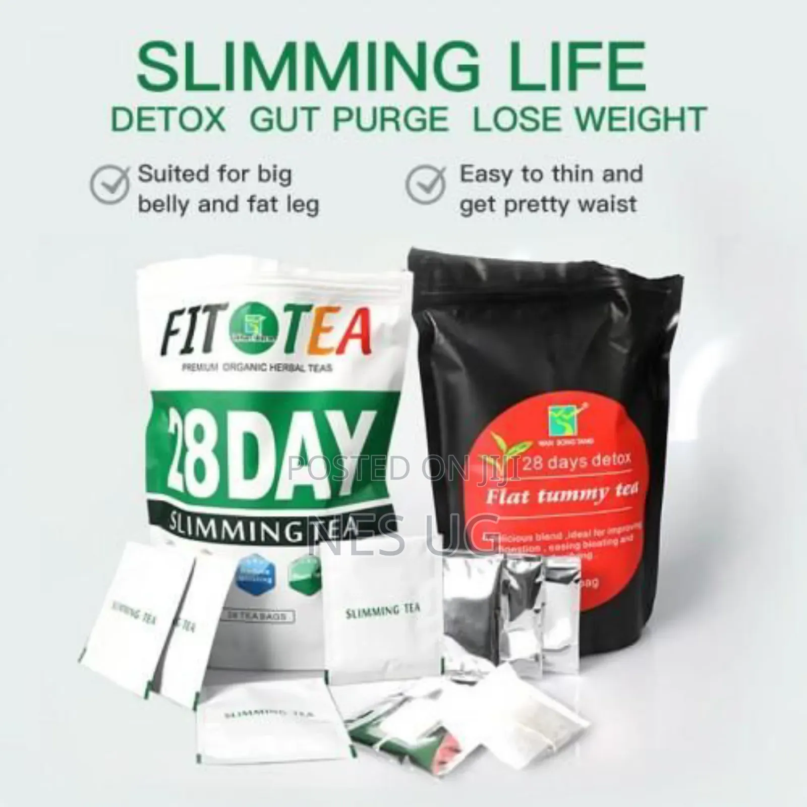 2pcs Slim Teatox Flat Tummy and Detox Slimming Tea Boost