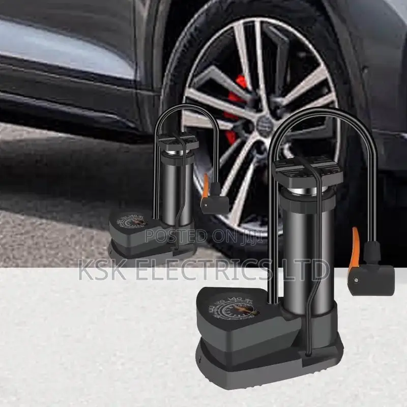 Bike Air Pump Bike Pump Foot-Activated Bicycle Tire Pump
