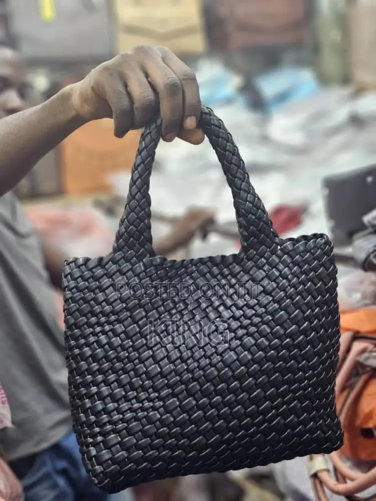 Cisa Leather Wooven Handbag Bag.