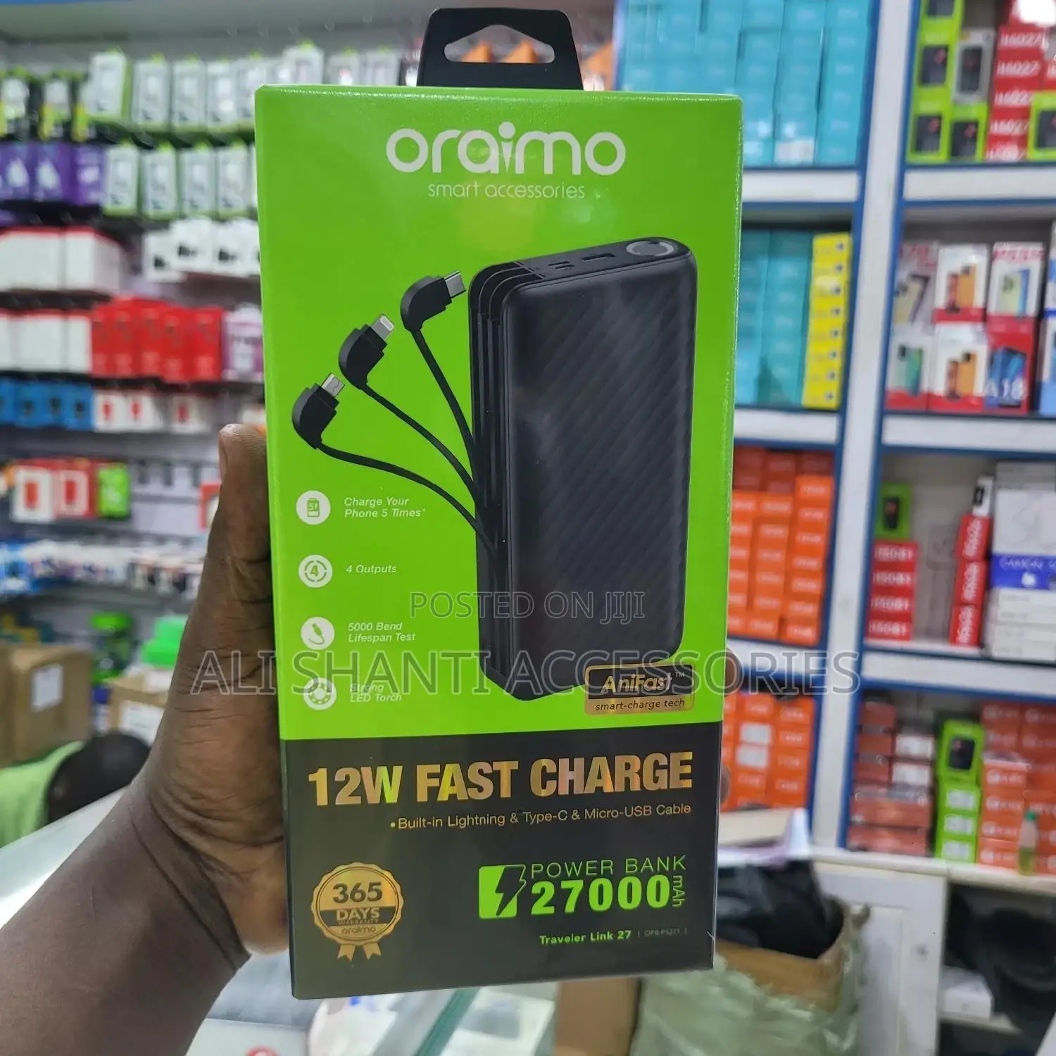 Oraimo Powerbank/Anti-Fast Powerbank/27000mah Powerbank/Powe