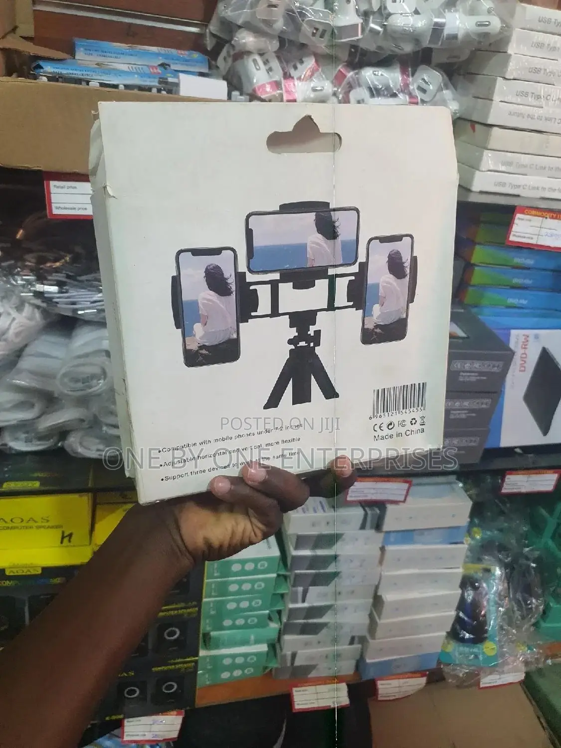 Live Multi Clip With Lamp Stand 3in1 360 Free Rotation