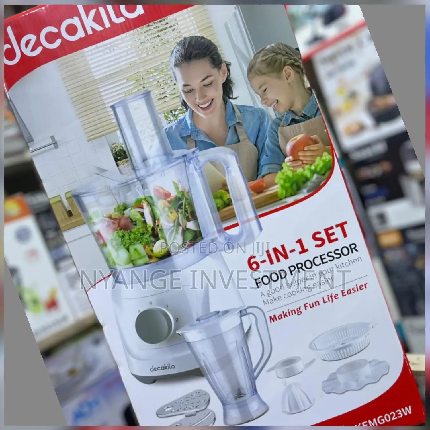 Food Processor. Decakira 6in1 Food Processor.