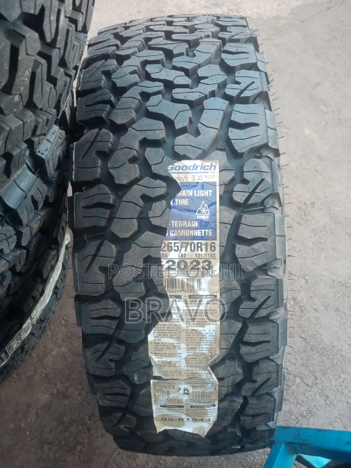 265/70r16 Bf Goodrich for Land Cruiser.