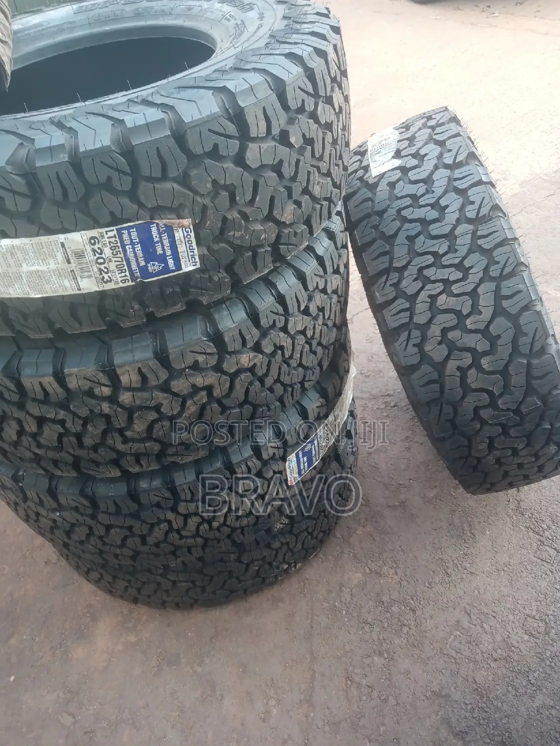 265/70r16 Bf Goodrich for Land Cruiser.