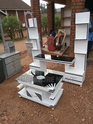 Photo - Center Table and TV Stand White and Black Available
