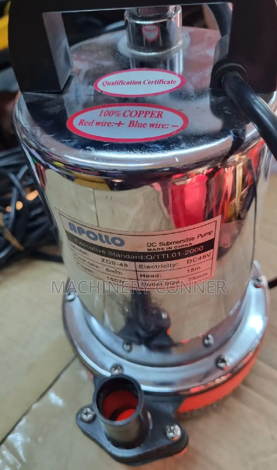 15m DC Solar Electric Pump(Apollo)