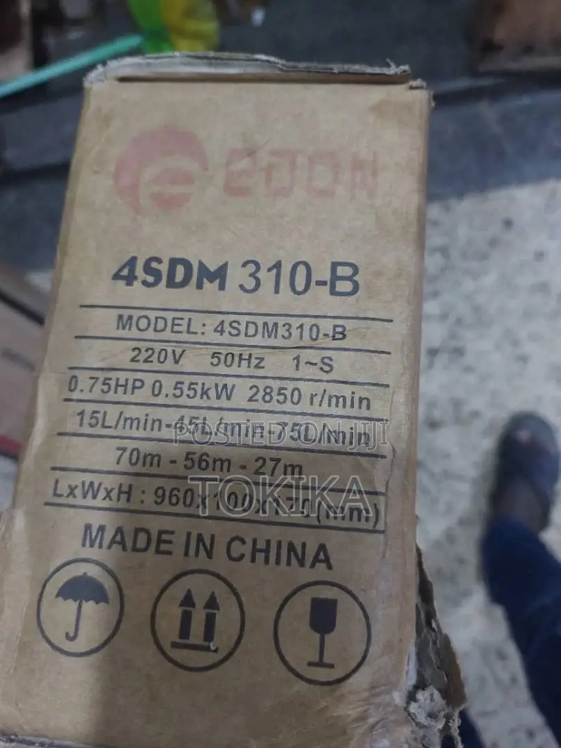 Edon Submersible Water Pump 70 Meters (210 Feet)
