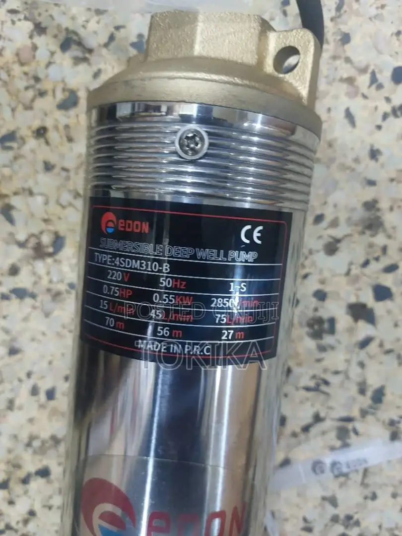 Edon Submersible Water Pump 70 Meters (210 Feet)