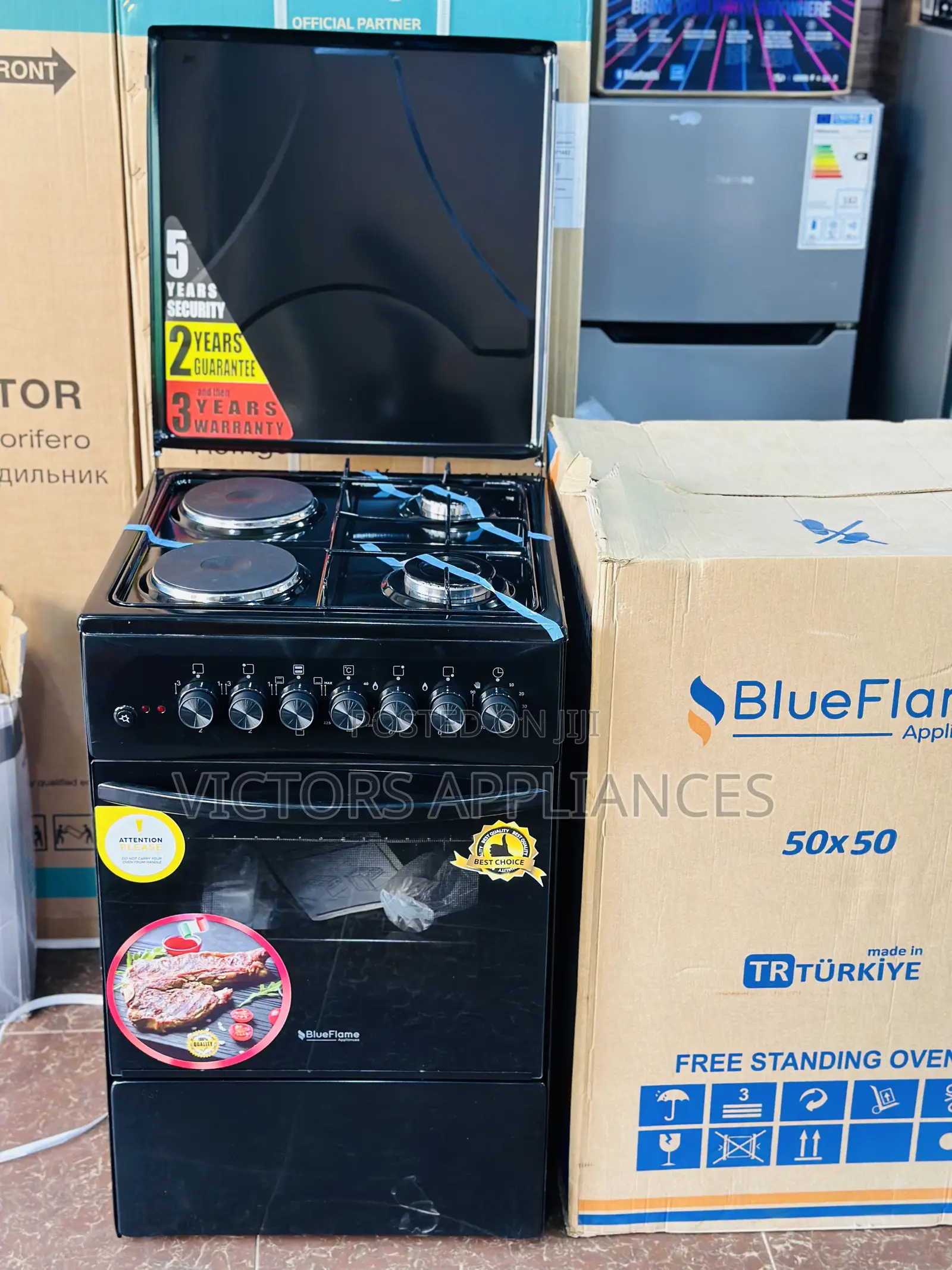 Blueflame Cooker 2+2 50x50cm