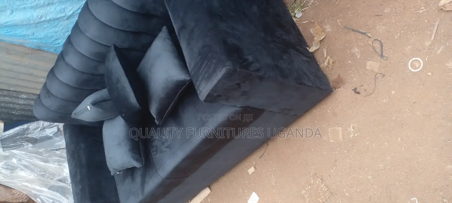 2seater Sofa Seat in Black Colour Available