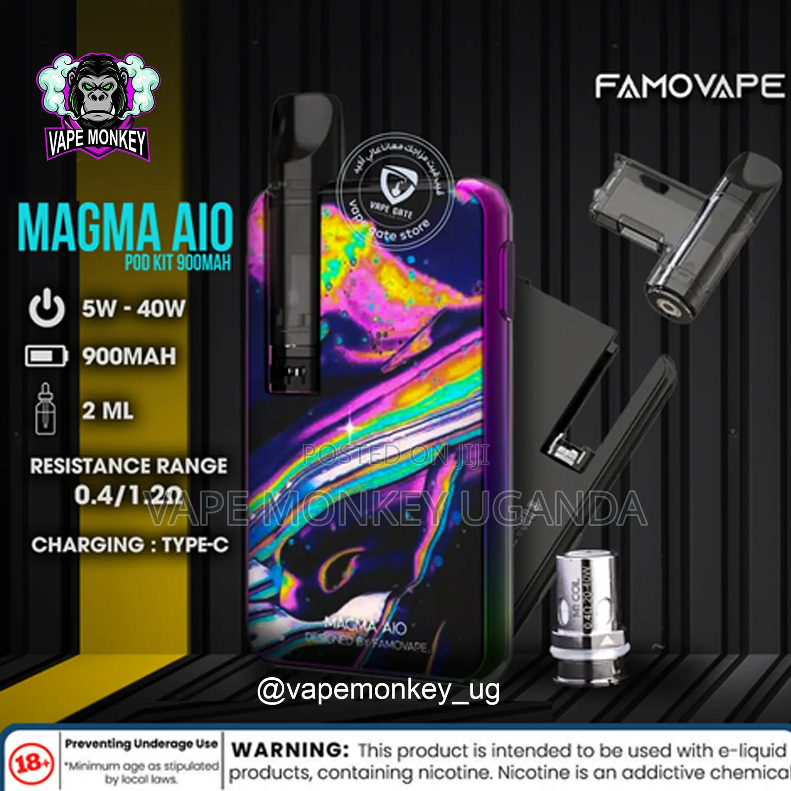 Famovape Magma Aio Pod KIT 900mah