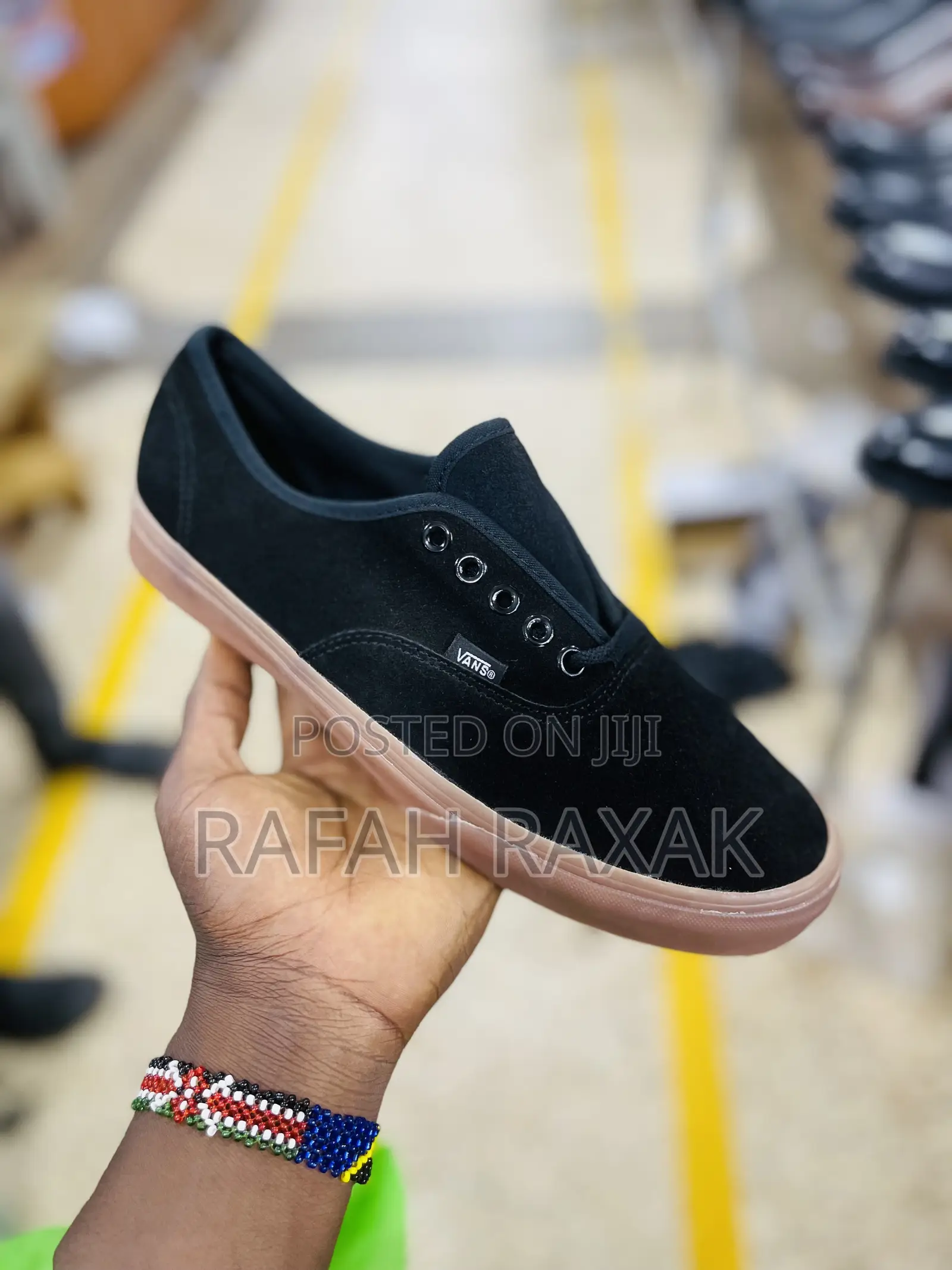 Original Black Suede Vans Off the Wall