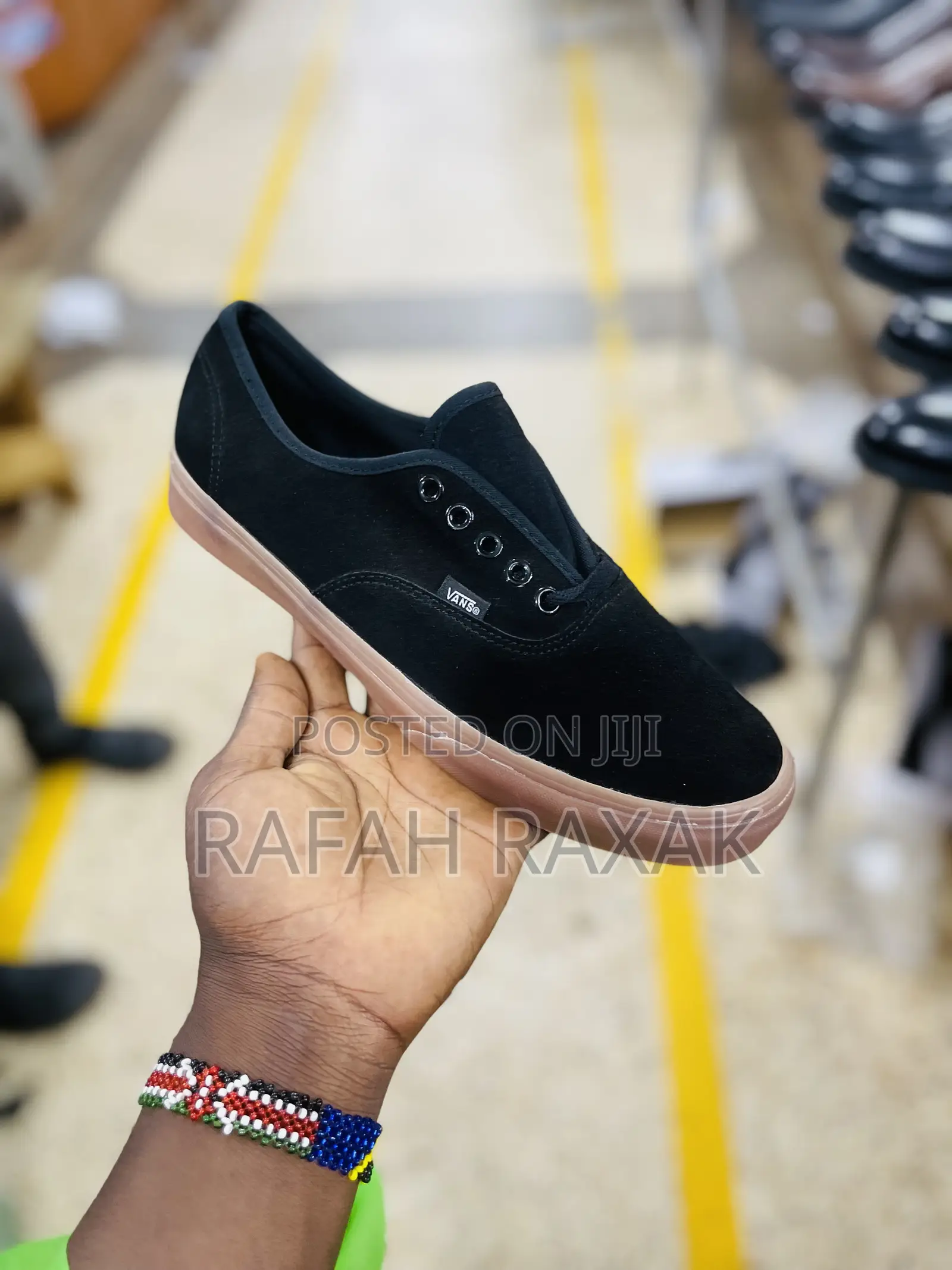Original Black Suede Vans Off the Wall