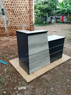 Black and Grey Reception, Reception Desk