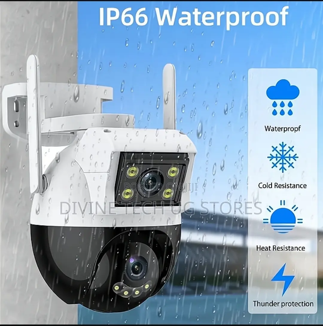 360 Dual Lens Wifi PTZ Wireless IP Indoor And Outdoor Camera