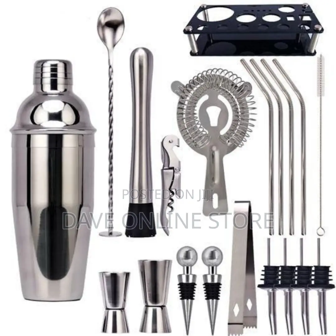 20pcs Shaker Cocktail Set and Bar Tools Barman Kit