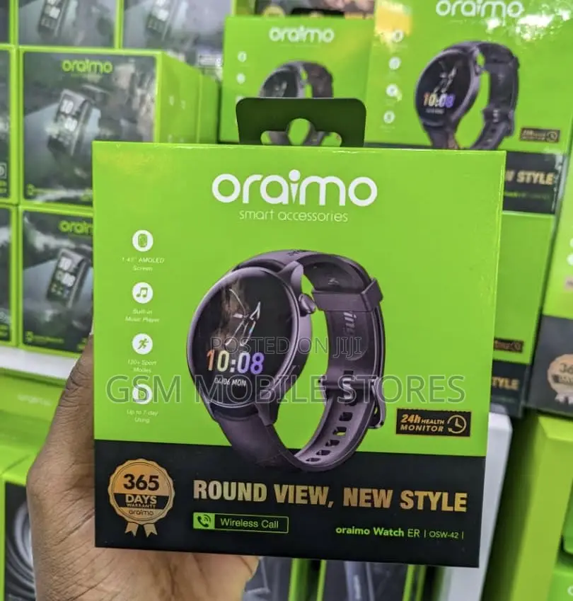 Oraimo Watch ER 1.43'' AMOLED IP68 Calling Smart Watch