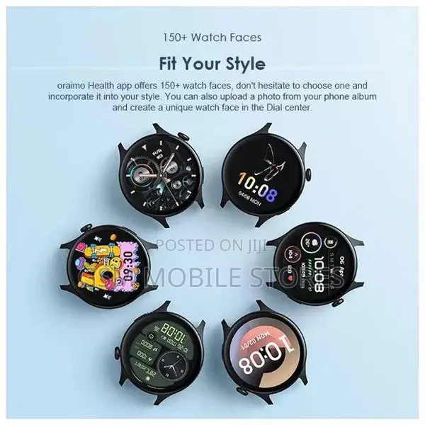 Oraimo Watch ER 1.43'' AMOLED IP68 Calling Smart Watch