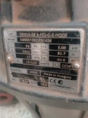 Groundfos Water Pump 82m