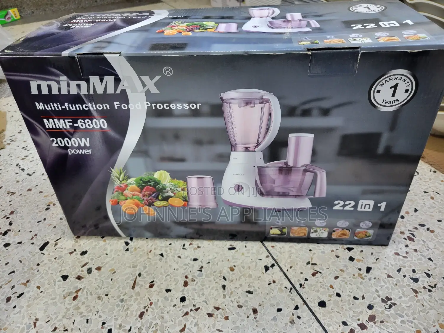 Minimax Multifunctional 2in1 Electric Food Processor