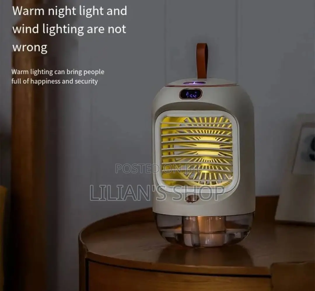 Rotating Cooling Humidifier Fan