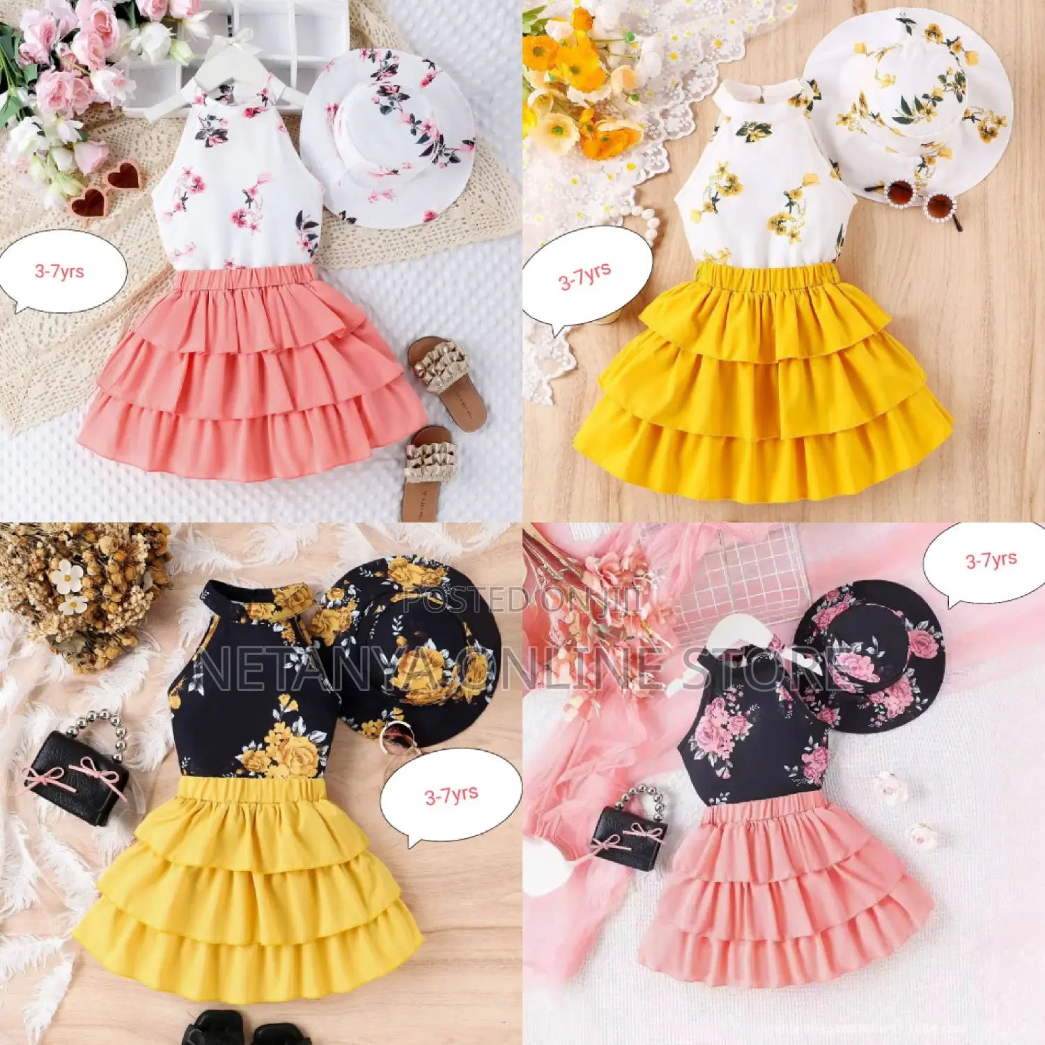 3-7yrs Fancy Girls Set