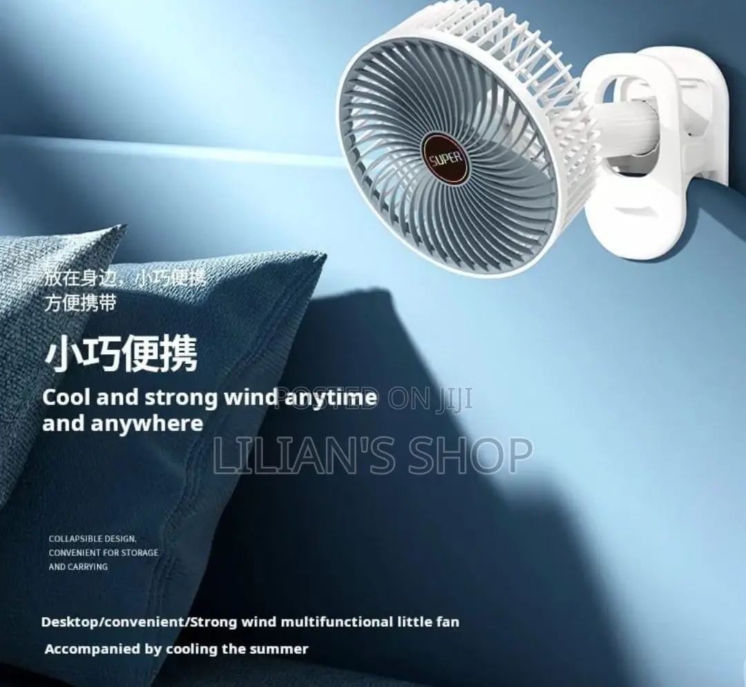 Portable Clip Desk Fan