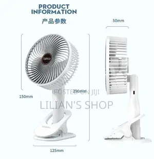 Portable Clip Desk Fan