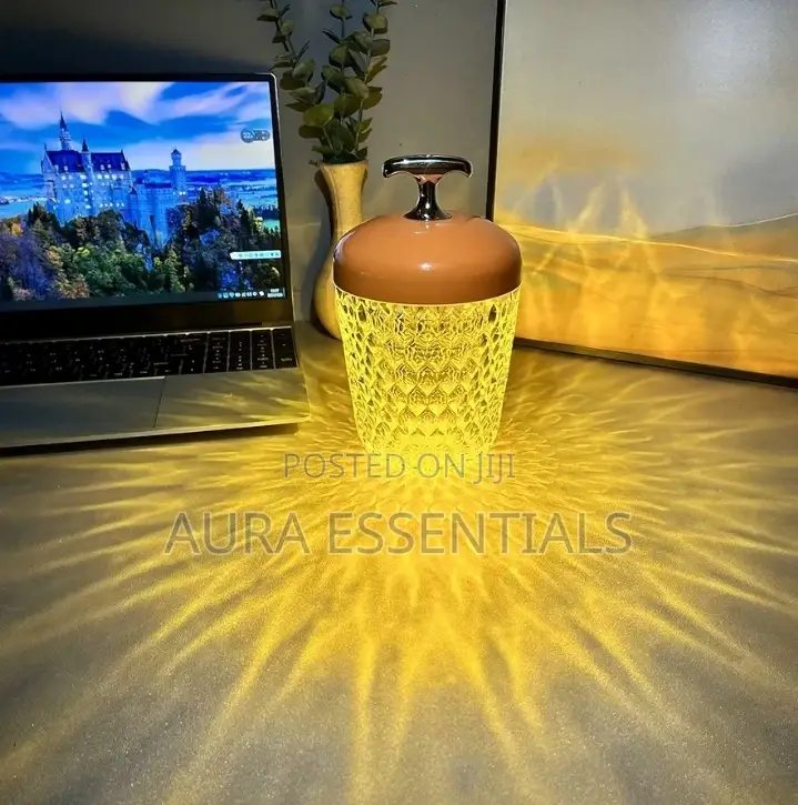 Crystal Pine Cone Shape Table Desk Light