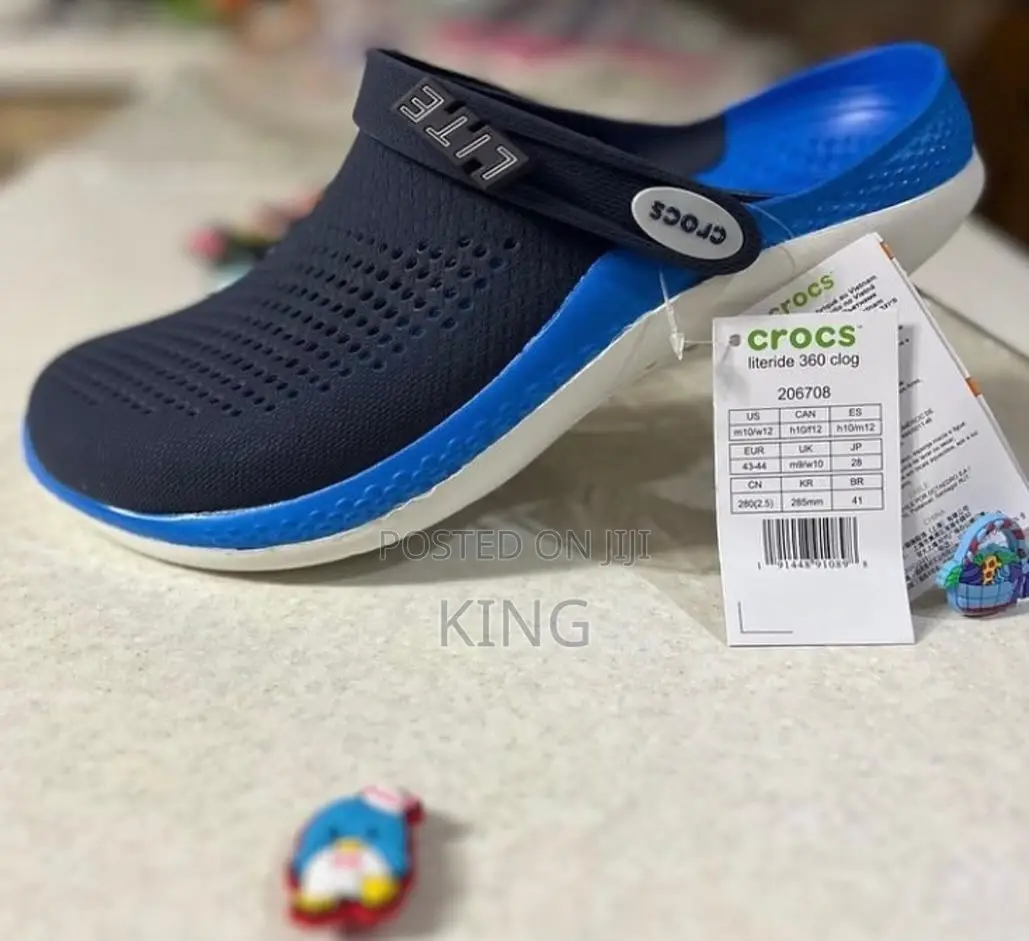 Grey New Crocs. Men and Women
