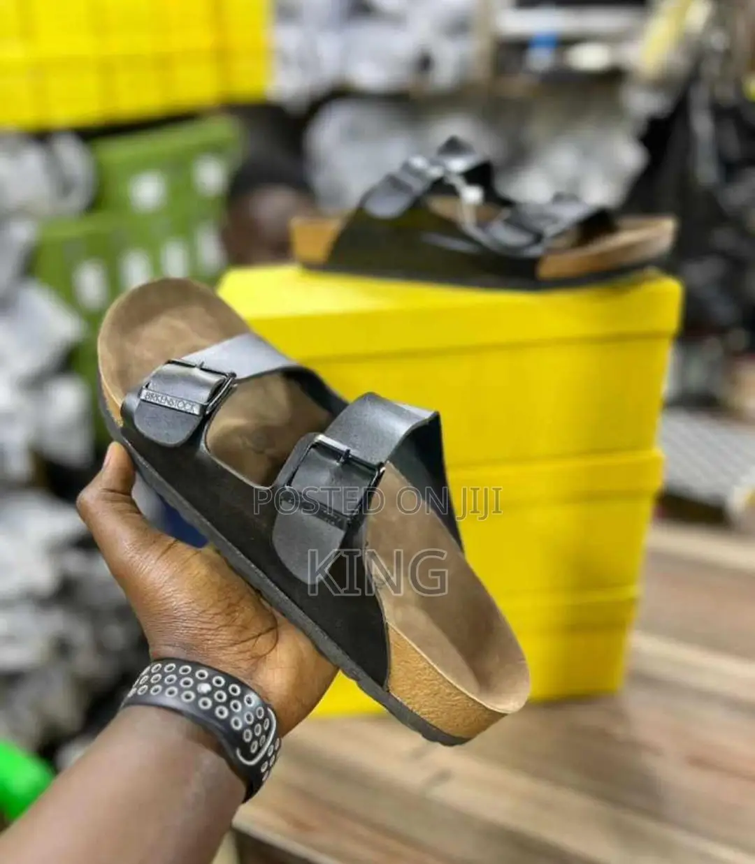 Black Birkenstock Strap Primal Sandals