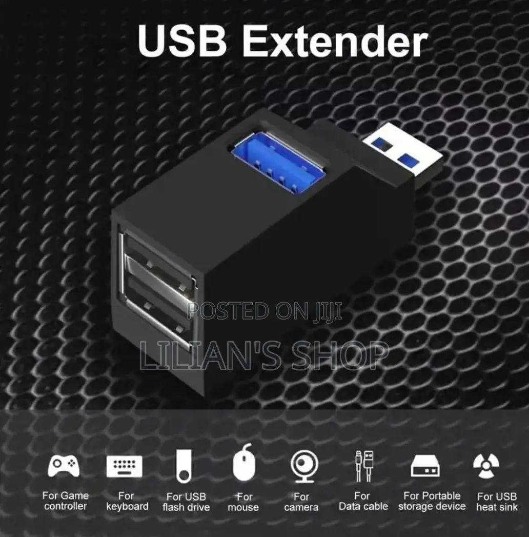 3 Port 3.0 USB Portable Extender