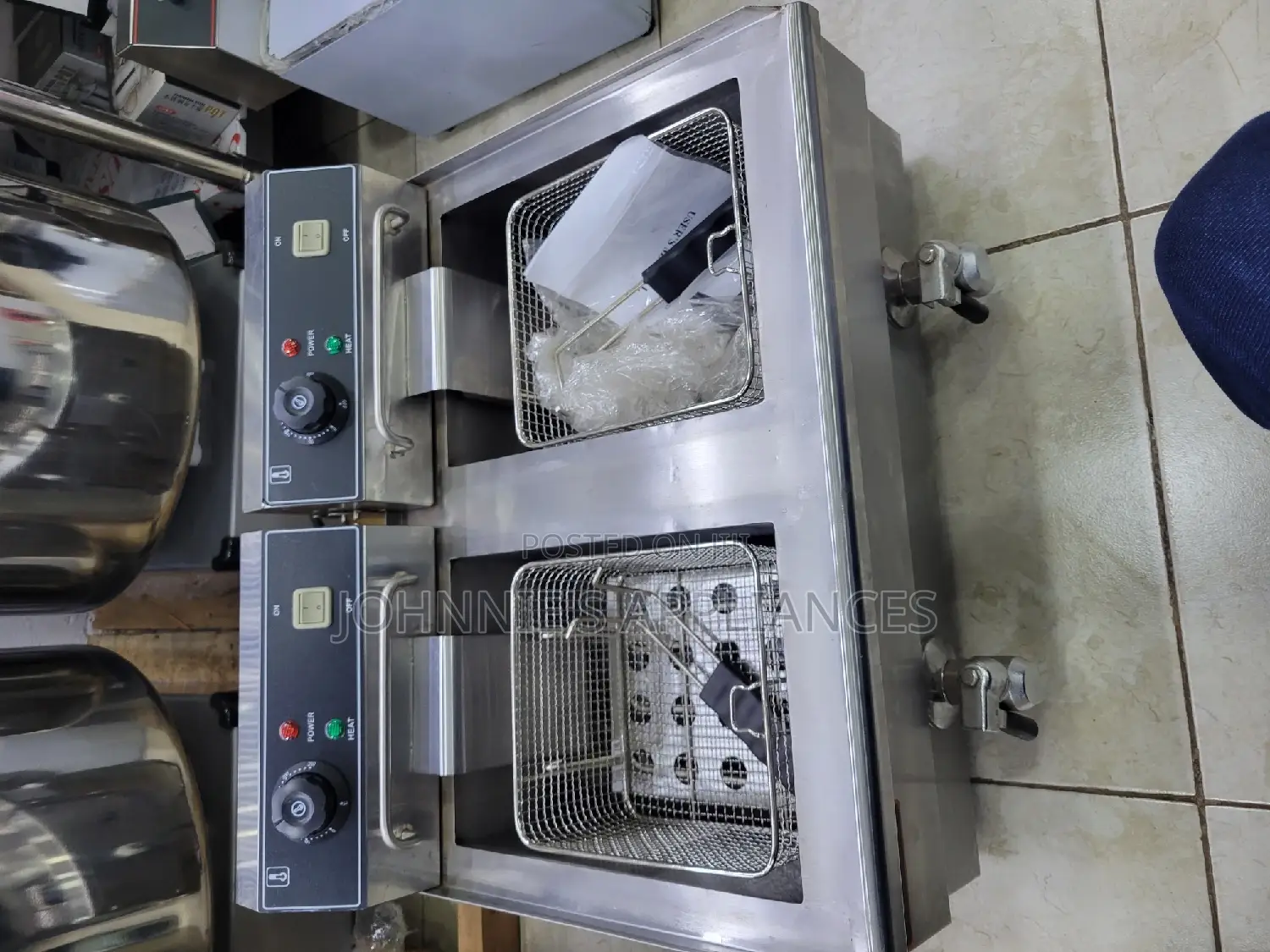 Commercial Double Electric Deepfryer 10l+10