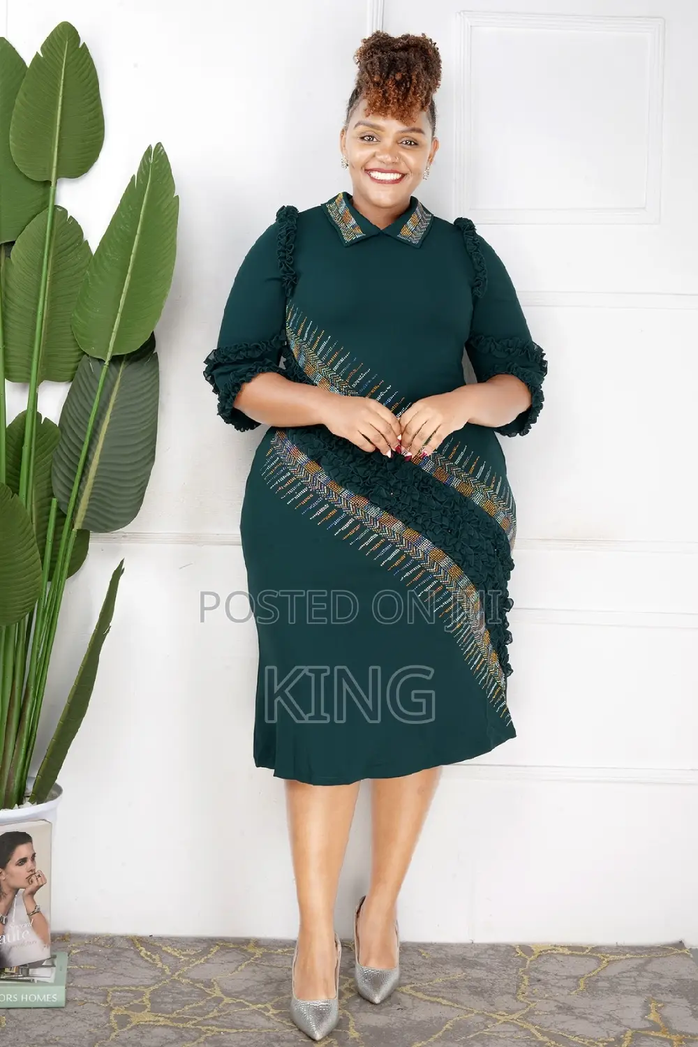 Lexn Green Dress