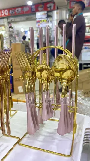 Golden Cutlery Set