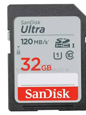 Sandisk 32GB Camera Card Canon Nikon 120mb/S