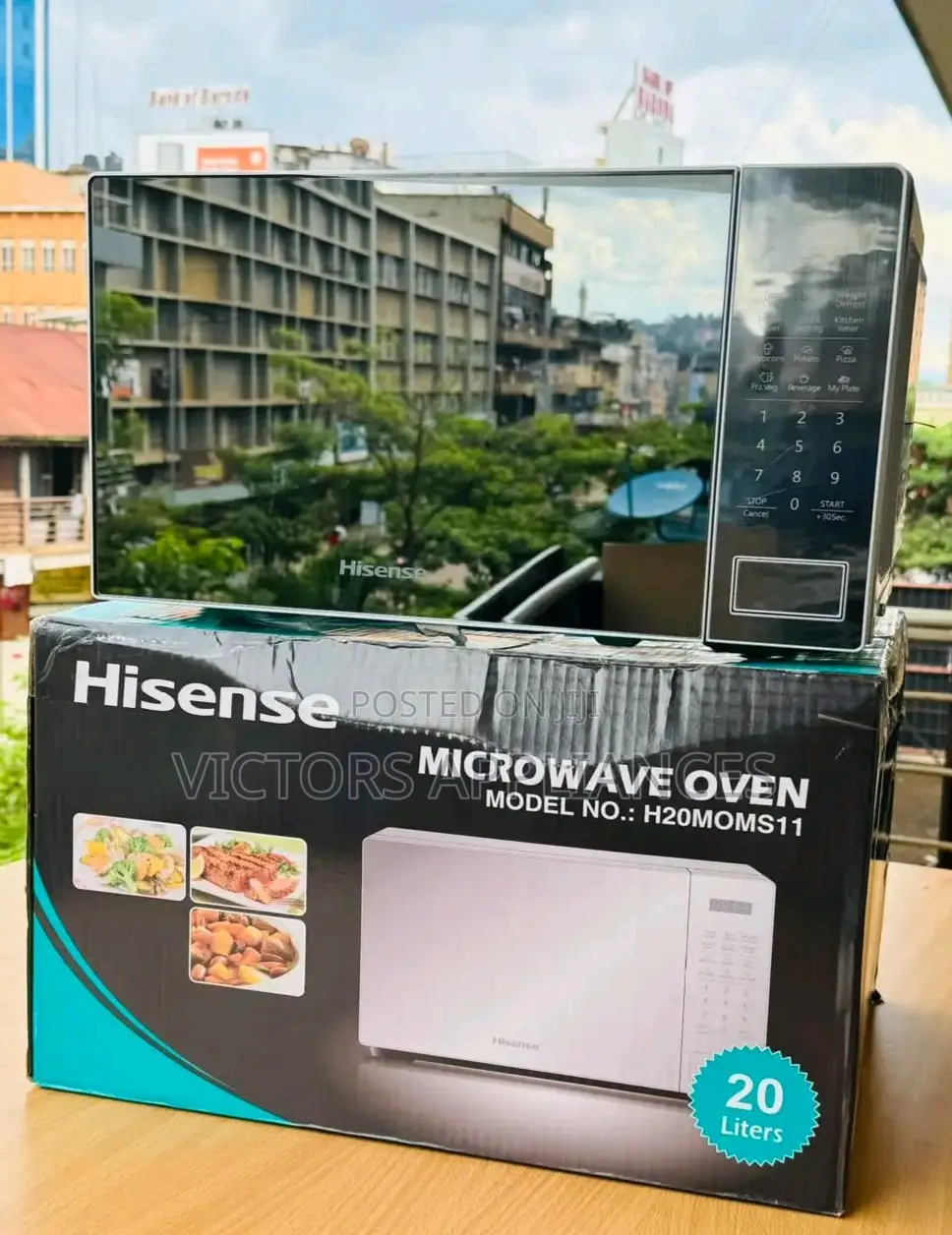 Hisense 20 Litres Digital Microwave Oven (Titanium Gray)