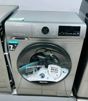 Hisense 7kg Frontloader Washing Machine (Titanium Gray)