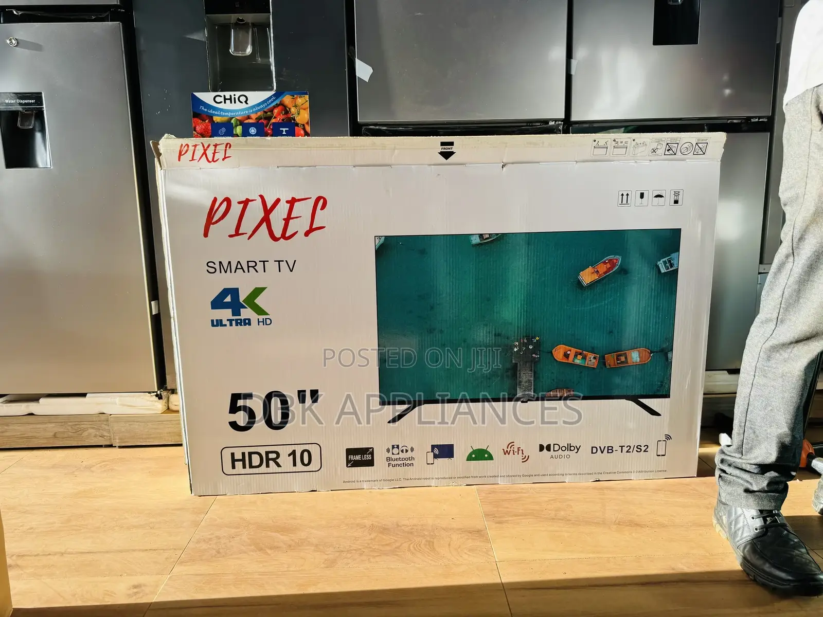 Pixel 50inch Smart TVS 2yr Warranty
