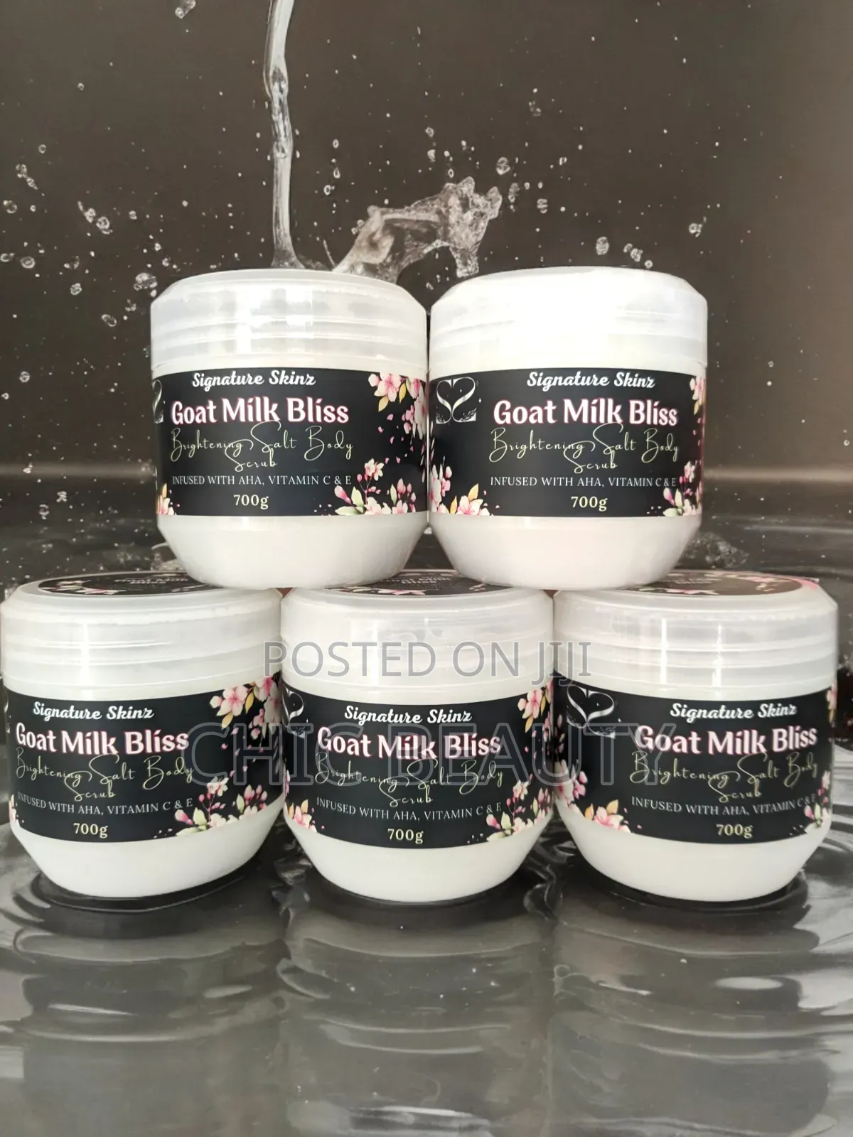 Goat Milk Bliss Skin Brightening Salt Body Scrub 700g