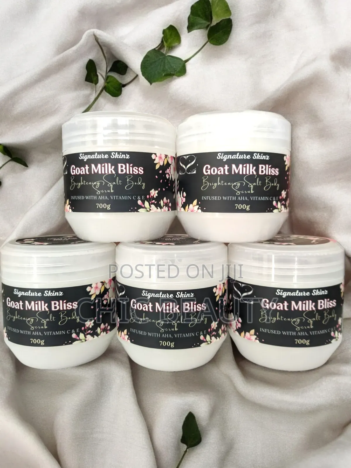 Goat Milk Bliss Skin Brightening Salt Body Scrub 700g