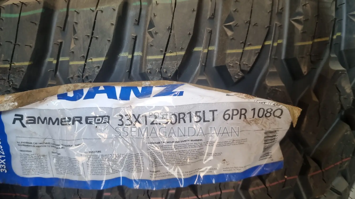 33x12.50r15 M/T