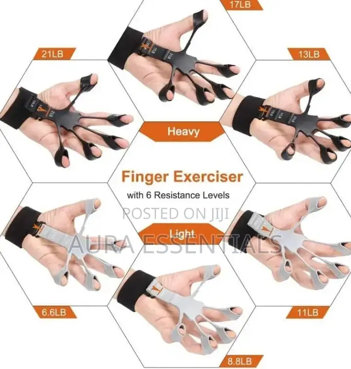 Finger Grip Exercise Strengthener