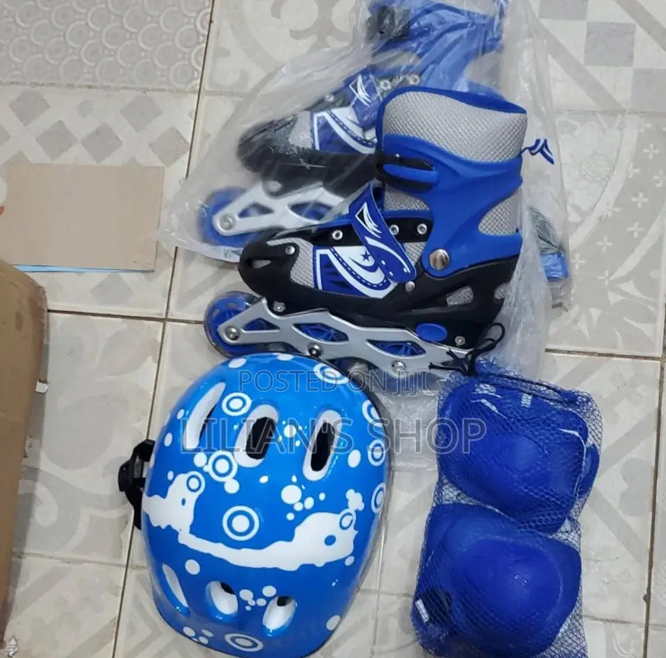 Children Roller Skating Set