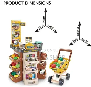 Girl Boy Supermarket Pretend Play Toy Set