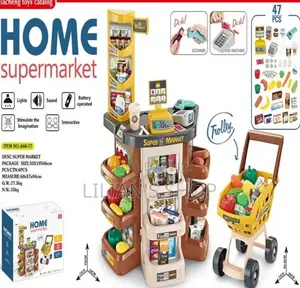 Girl Boy Supermarket Pretend Play Toy Set