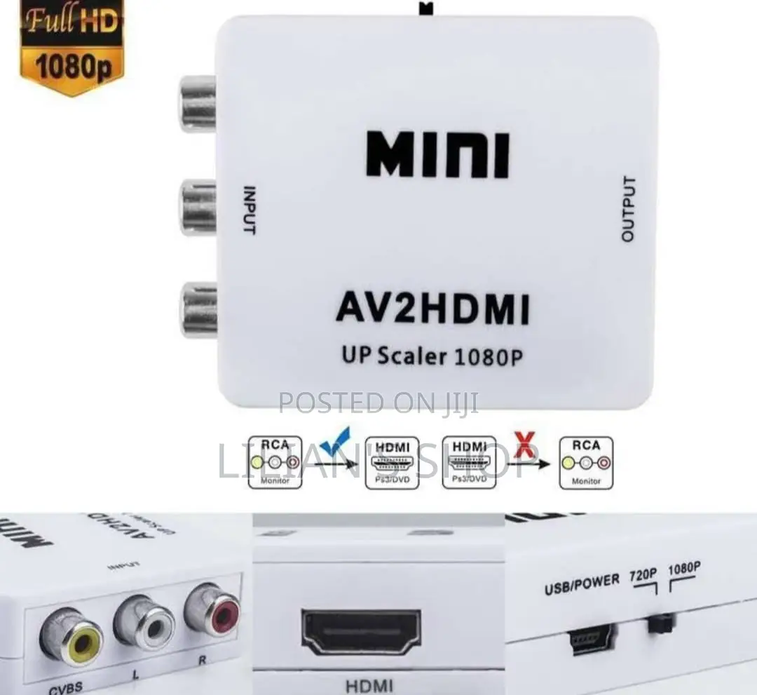 AV/RCA to HDMI Converter