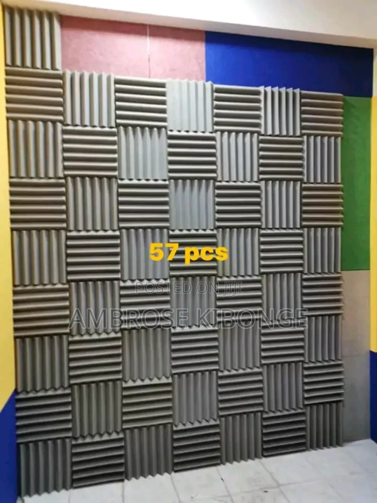 Studio Practice Rooms Acoustic Soundproof Panel Sponges Pair
