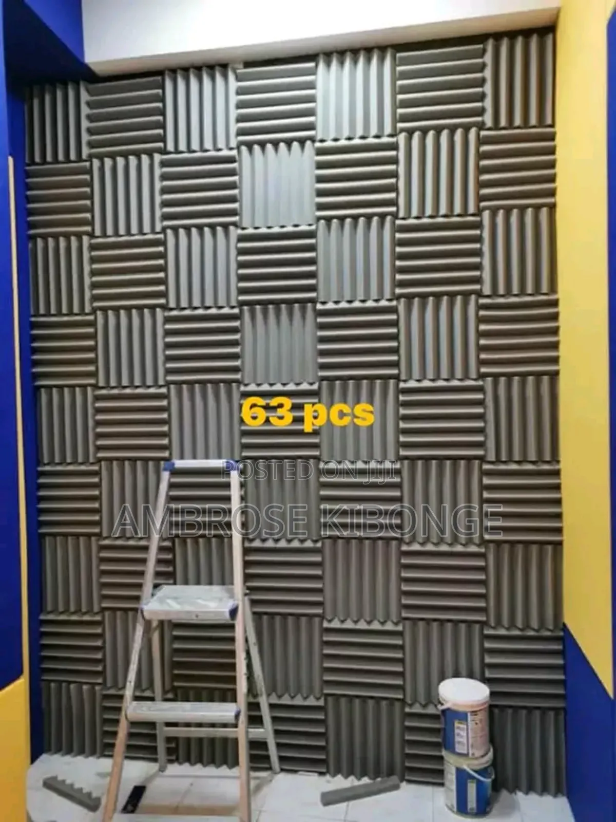 Studio Practice Rooms Acoustic Soundproof Panel Sponges Pair